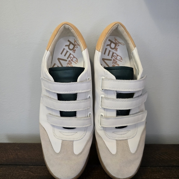 Sam Edelman Jo White Round Toe Breathable Slip On Triple Strap Low Top Size 11 - Picture 5 of 12